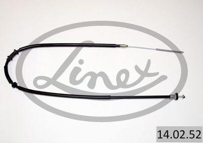 Тросик, cтояночный тормоз LINEX 14.02.52 для FIAT PANDA