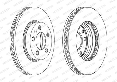 Brake Disc DDF1591LC-1