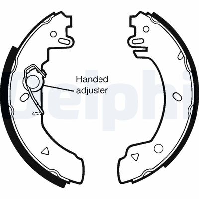 Brake Shoe Set LS1436