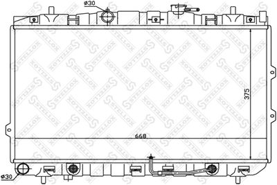 STELLOX 10-25468-SX Крышка радиатора  для KIA CERATO (Киа Керато)