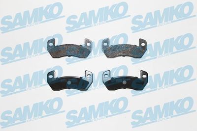 Комплект тормозных колодок, дисковый тормоз SAMKO 5SP1640 для AIXAM 500
