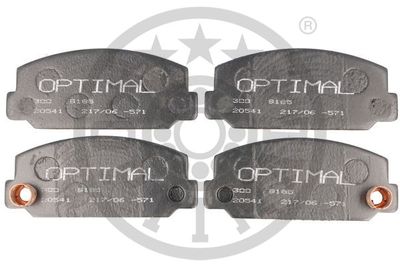 OPTIMAL 9185 Тормозные колодки и сигнализаторы  для TOYOTA CORONA (Тойота Корона)