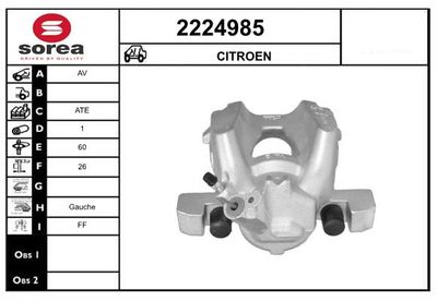BREMSSATTEL EAI 2224984