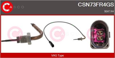 SENZOR TEMPERATURA GAZE EVACUARE