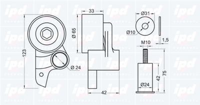 ROLA INTINZATOR CUREA DISTRIBUTIE IPD 140895 1