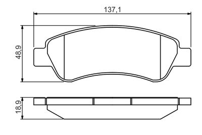 SET PLACUTE FRANA FRANA DISC BOSCH 0986495254 6