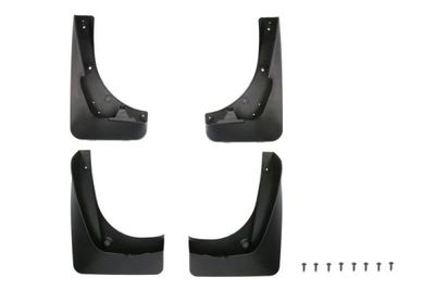 Spatlap Achter/Voor Links/Rechts (set 4 stuks.) past: BMW X5 E70 02.07-06.13