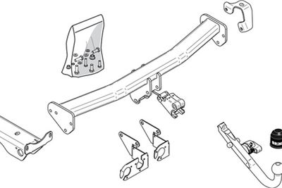 Zestaw zaczepu przyczepy BRINK 424800