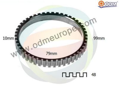 Multiparts 26-160024 Датчик АБС  для PEUGEOT 206 Наклонная задняя часть (2A/C) 1.6 16V