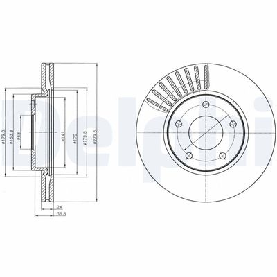 Brake Disc BG4282C