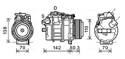 COMPRESOR CLIMATIZARE AVA QUALITY COOLING BWAK428