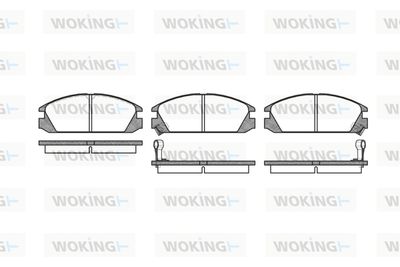 WOKING P3283.02 Тормозные колодки и сигнализаторы  для ACURA INTEGRA (Акура Интегра)