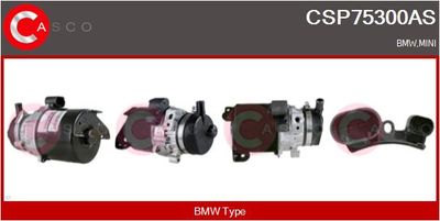 Гидравлический насос, рулевое управление CASCO CSP75300AS для MINI MINI COOPER