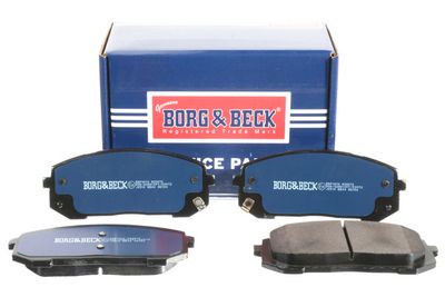 комплект спирачно феродо, дискови спирачки BORG & BECK BBP3010