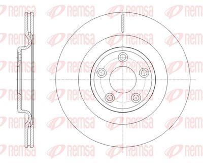 Tarcza hamulcowa REMSA 62111.10