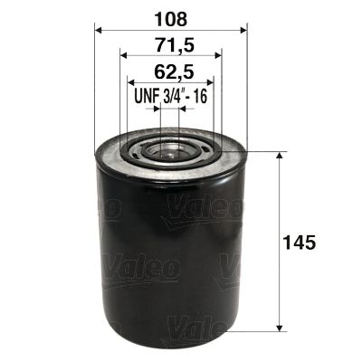 VALEO 586014 Масляний фільтр для IVECO (Ивеко)