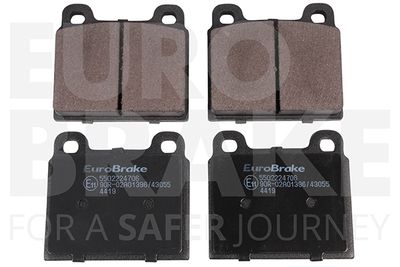 Комплект тормозных колодок, дисковый тормоз EUROBRAKE 5502224706 для VW TRANSPORTER