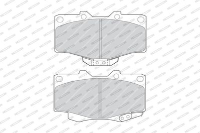 SET PLACUTE FRANA FRANA DISC FERODO FDB797 1