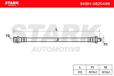 спирачен маркуч STARK SKBH-0820498