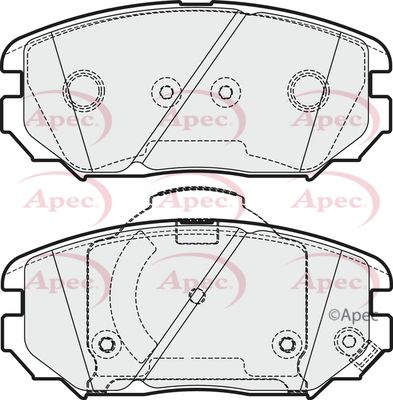 Brake Pad Set APEC PAD1956