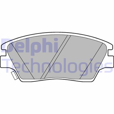 Комплект тормозных колодок, дисковый тормоз DELPHI LP3263 для SSANGYONG TIVOLI