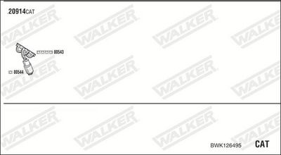 Изпускателна система WALKER BWK126495