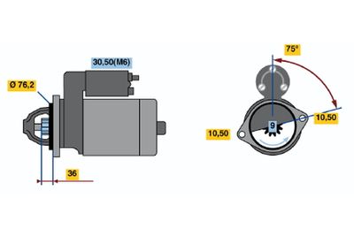 STARTER BOSCH 0001110047 4