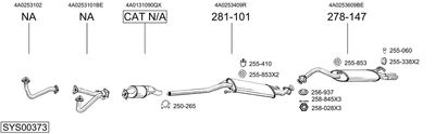 Изпускателна система BOSAL SYS00373