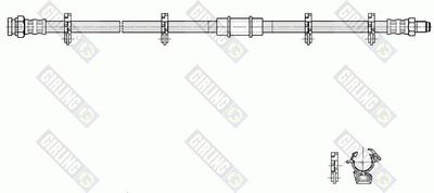 Тормозной шланг GIRLING 9002269 для ABARTH RITMO