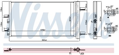CONDENSATOR CLIMATIZARE NISSENS 941049 2