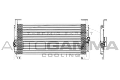 Конденсатор, кондиционер AUTOGAMMA 101744 для CHRYSLER NEON