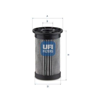 Hydraulisch filter (patroon) past: BOBCAT A300, A770, 130, 150, 160, 175, 185, 205, 220, 250, 300, 330, 450, 510, 530, 550, 570, 590, 595, 630, 650, 770, 850, 180, 190, 320, 750, 870  KUBOTA KX 251