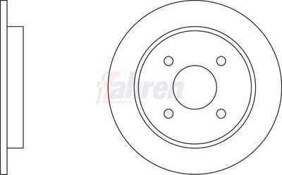 Fahren Brake Disc FBD6086