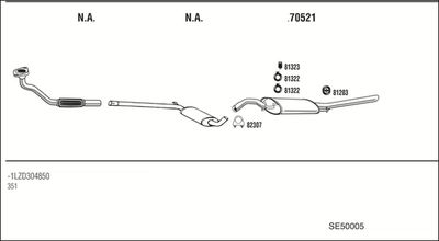 SISTEM DE ESAPAMENT WALKER SE50005