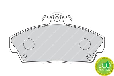 Brake Pad Set, disc brake FDB613