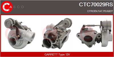 COMPRESOR SISTEM DE SUPRAALIMENTARE CASCO CTC70029RS