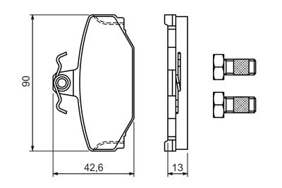 SET PLACUTE FRANA FRANA DISC BOSCH 0986460995 4