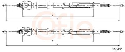 CABLU FRANA DE PARCARE