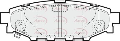 Brake Pad Set APEC PAD1453