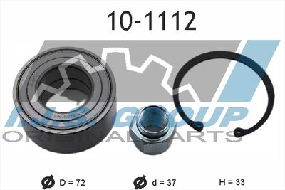 Комплект подшипника ступицы колеса IJS GROUP 10-1112 для PEUGEOT 206+