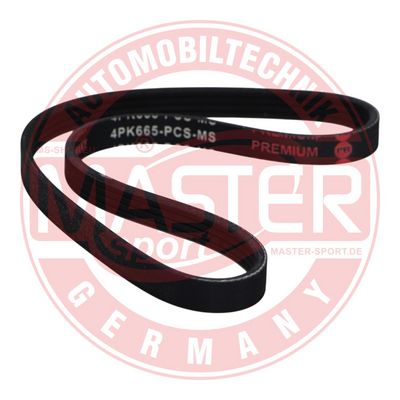 Ozubený klinový remeň MASTER-SPORT GERMANY 4PK665-PCS-MS