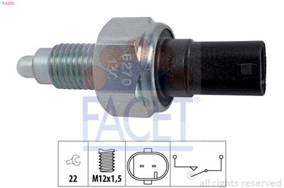 SCHALTER RüCKFAHRLEUCHTE FACET 76270