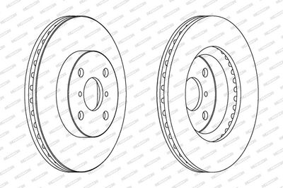 DISC FRANA FERODO DDF1587 1