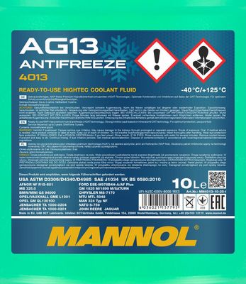 Nemrznoucí kapalina MANNOL MN4013-10
