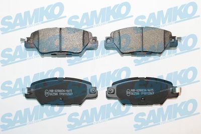 Комплект тормозных колодок, дисковый тормоз SAMKO 5SP2069 для MAZDA CX-5