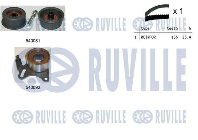 RUVILLE 550189 Комплект ГРМ 