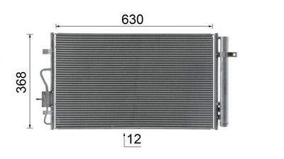 CONDENSATOR CLIMATIZARE MAHLE AC1053000S 9