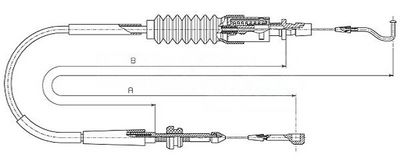 Gaskabel METZGER 14.4305
