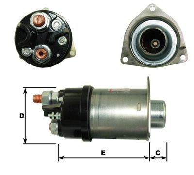 GM Solenoidinis jungiklis, starteris