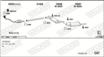 Изпускателна система WALKER VW36133